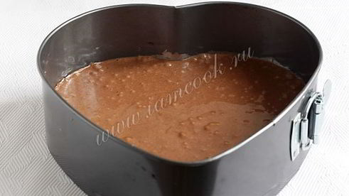 шоколадный бисквит со сливочным маслом