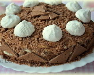 Шоколадный медовик с маминым фирменным кремом