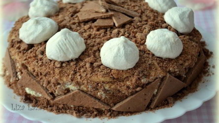 Рецепт шоколадный медовик с маминым фирменным кремом