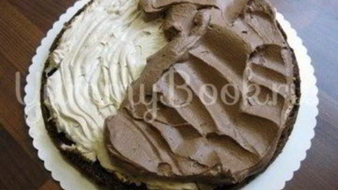 шоколадный торт с меренгой и маскарпоне
