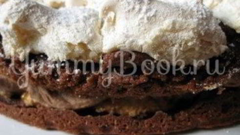 шоколадный торт с меренгой и маскарпоне
