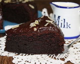 Шоколадный трюфельный торт