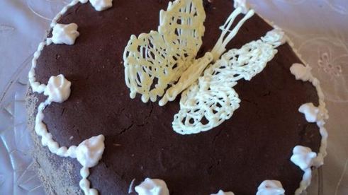 торт бабочка