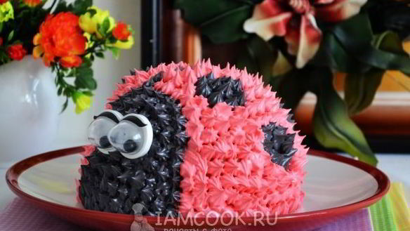 Рецепт Торт Божья коровка