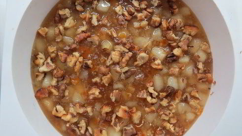 торт бри-груша-херес