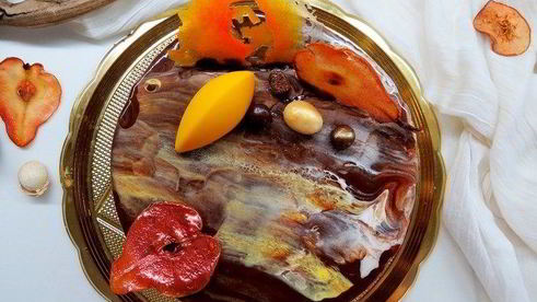 торт бри-груша-херес