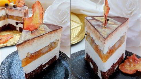 торт бри-груша-херес