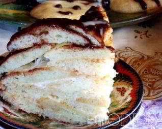 Торт Черепаха со сгущенкой