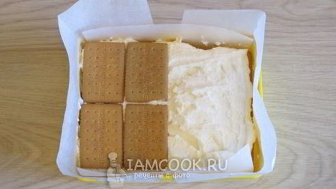 торт из печенья и творога