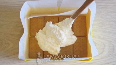 торт из печенья и творога