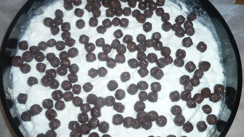 торт из шоколадных шариков катюша