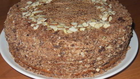 торт коровка