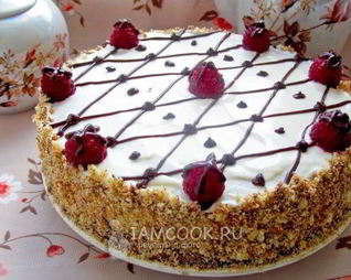 Торт Малинка в сметане