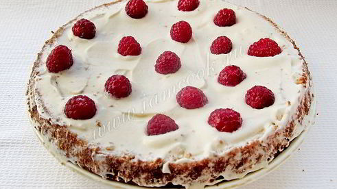 торт малинка в сметане