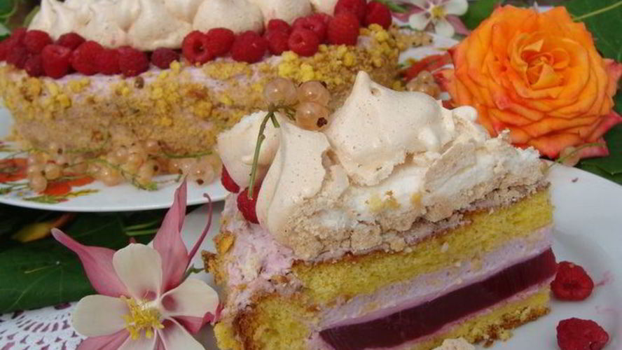 Рецепт торт малиновая шкатулка