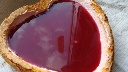 торт малиновая шкатулка