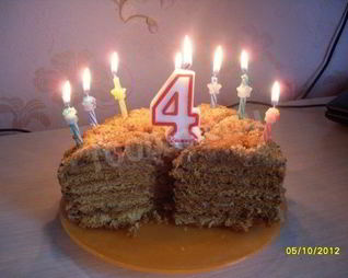 Торт медовик с молоком сгущенным