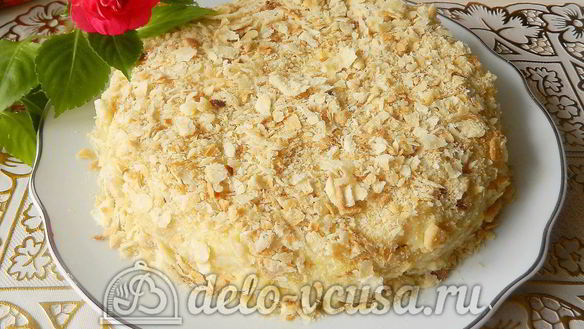 Рецепт Торт Наполеон с заварным кремом