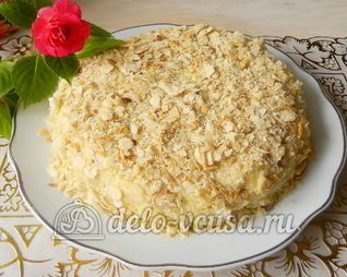 Торт Наполеон с заварным кремом