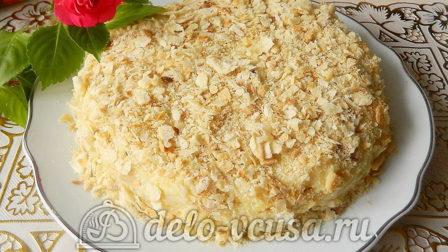 Рецепт торт наполеон с заварным кремом