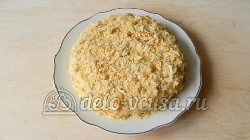 торт наполеон с заварным кремом