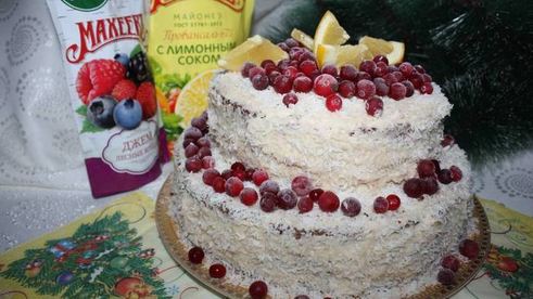 торт новогодний