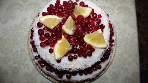 торт новогодний