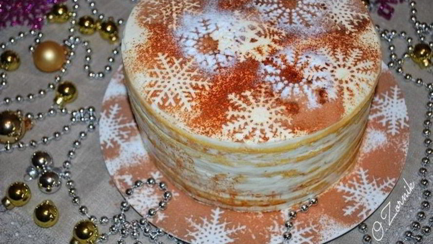 Рецепт торт сливочные снежинки