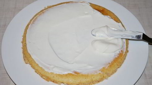 торт сливочные снежинки