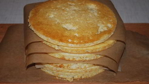 торт сливочные снежинки