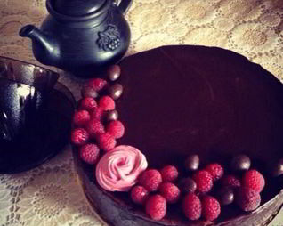 Торт Вишневый трюфель