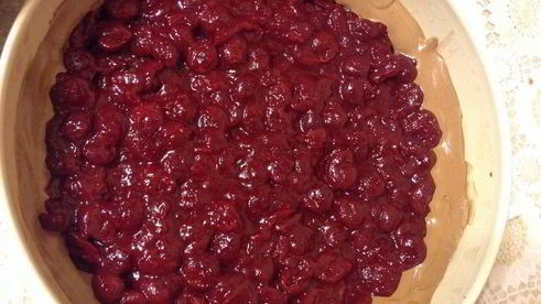 торт вишневый трюфель