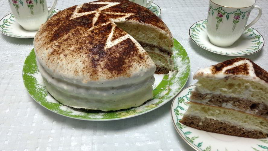 Рецепт торт зимняя сказка