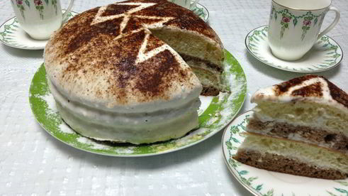 торт зимняя сказка