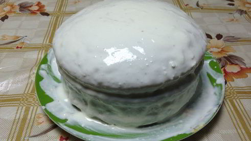 торт зимняя сказка