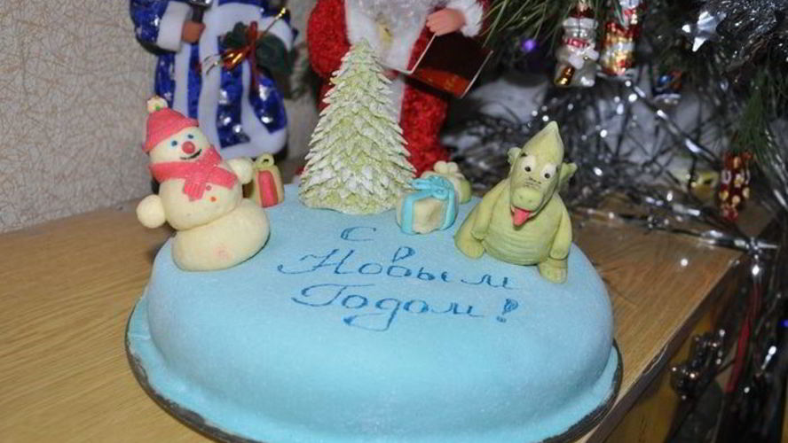 Рецепт тортик новогодний