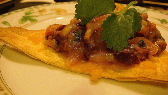 Рецепт Тортилий с остроя начинкого