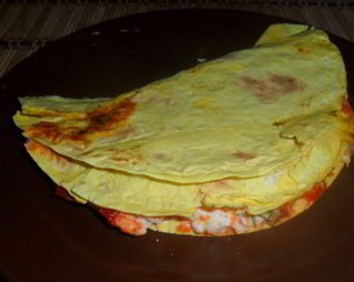 Тортильи с яйцом