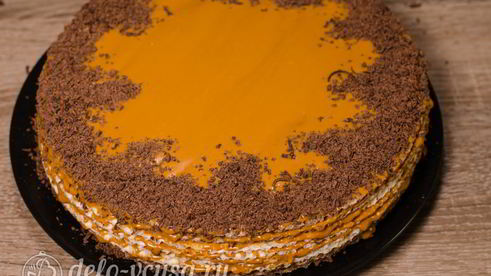 вафельный торт со сгущенкой