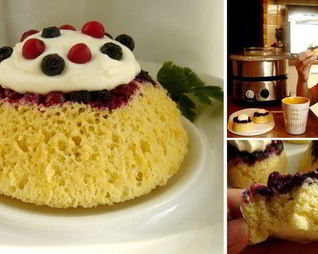 Ягодные бисквиты