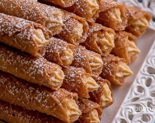 Вафли с вареной сгущенкой