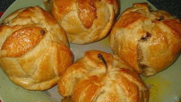 Рецепт Яблоки в тесте, запеченные в духовке