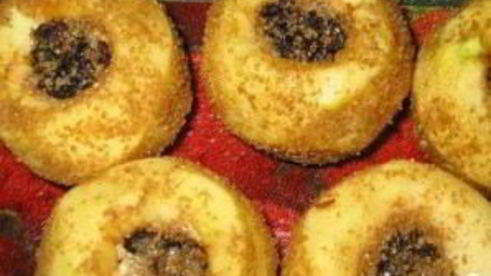 яблоки в тесте, запеченные в духовке