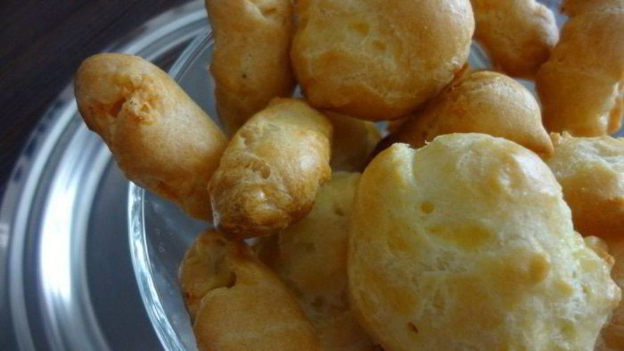 Рецепт сырные профитроли