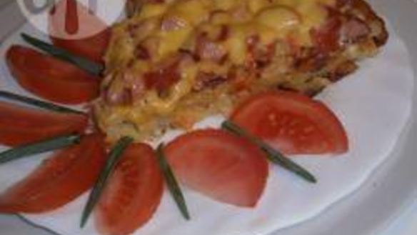 Рецепт Картофельная запеканка на сковороде