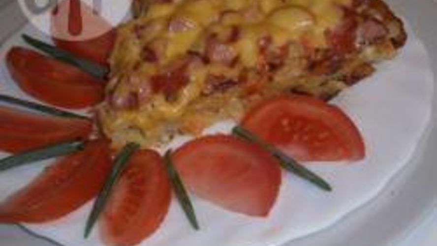 Рецепт картофельная запеканка на сковороде