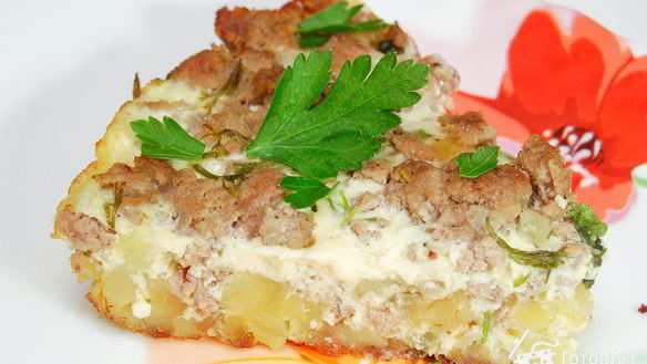 Рецепт Картофельная запеканка с мясом