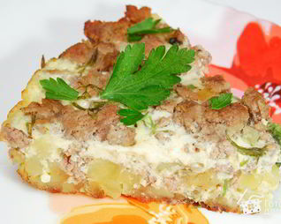 Картофельная запеканка с мясом