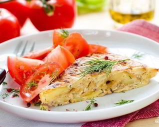 Картофельная запеканка с рыбой