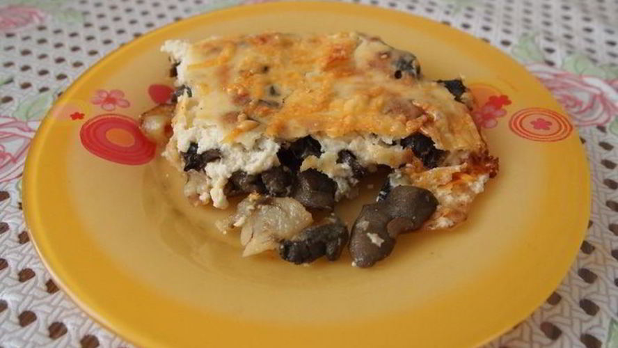 Рецепт картофельно-грибная запеканка